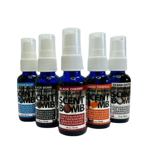 Scent Bomb Air Freshner Spray, Assorted 5 Fragrances
