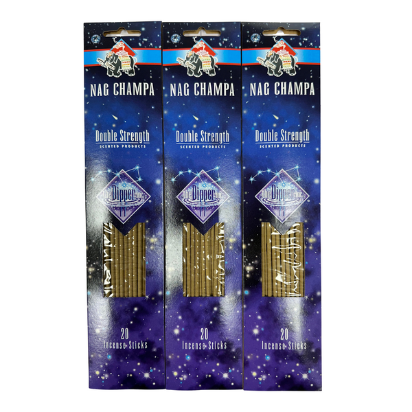 The Dipper Double Strength 11 inch Incense Sticks, Coconut, 3 Packs