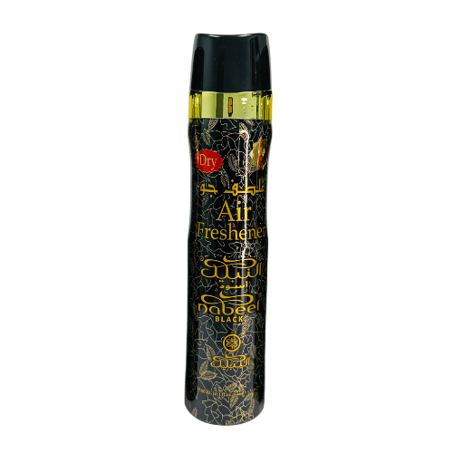 Nabeel Black Dry Aerosol Air Freshener Spray, 1 Quantity