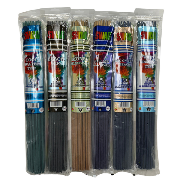 Swag 19" Jumbo Incense Sticks-Random/Assorted 3 Pack, Each 30 Sticks