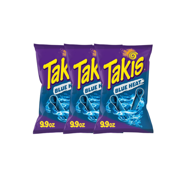 Takis Blue Heat 9.9 Oz (Pack of 3)