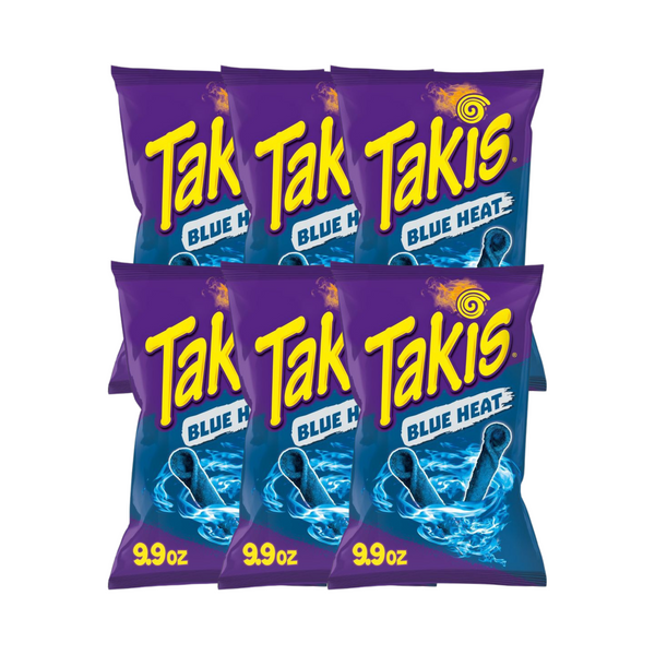 Takis Blue Heat 9.9 Oz (Pack of 6)