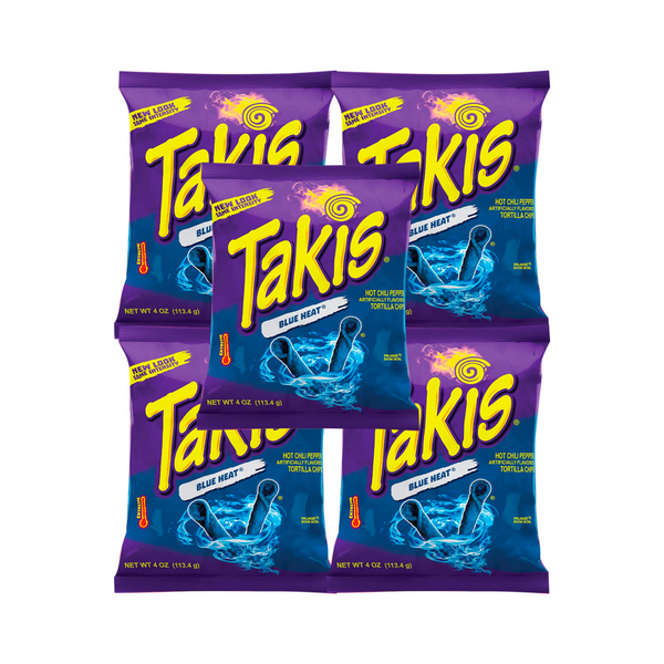 Takis Blue Heat 3.25 Oz (Pack of 5)