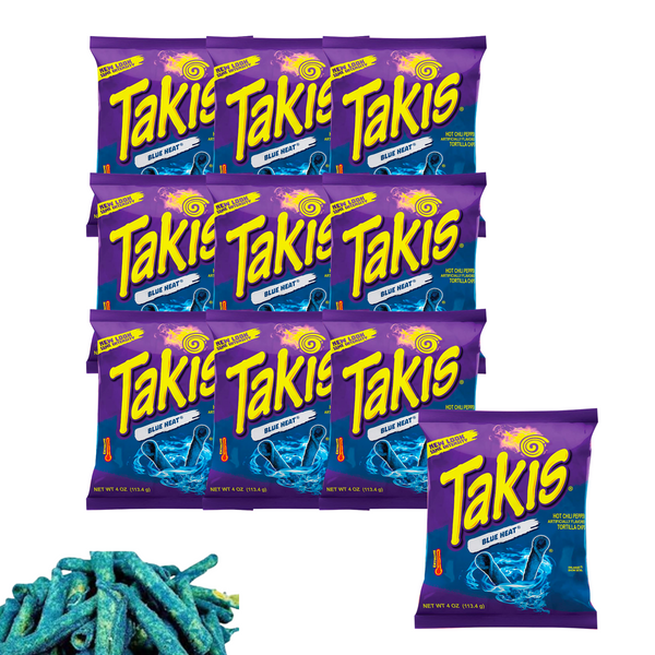 Takis Blue Heat 3.25 Oz (Pack of 10)