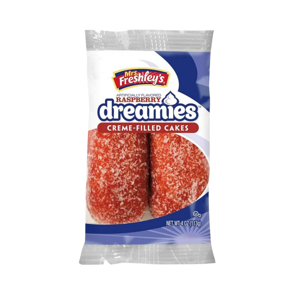 Mrs. Freshley's Cream Filled Raspberry Dreamies 2-Pack | 8 Count