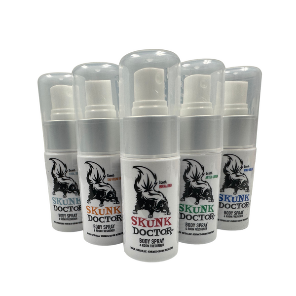 Skunk Doctor Body Spray & Room Freshener, 5 Pack