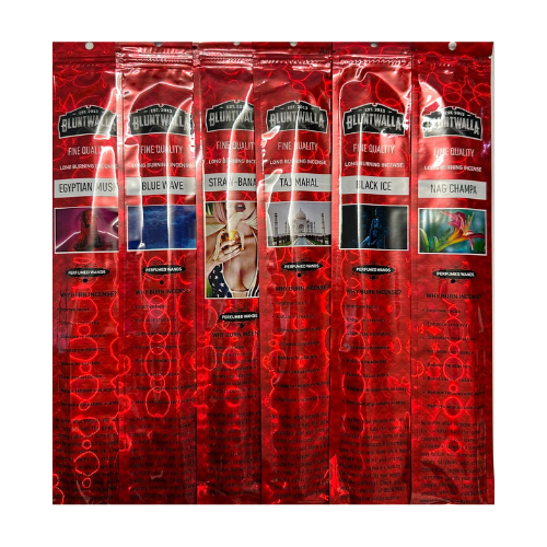 BluntWalla Assorted Incense Sticks, 6 Packs