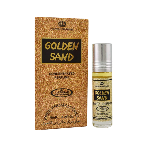 Golden Sand Concentrated Perfume Oil Roll-On by Al Rehab Perfumes( Pack of 1)